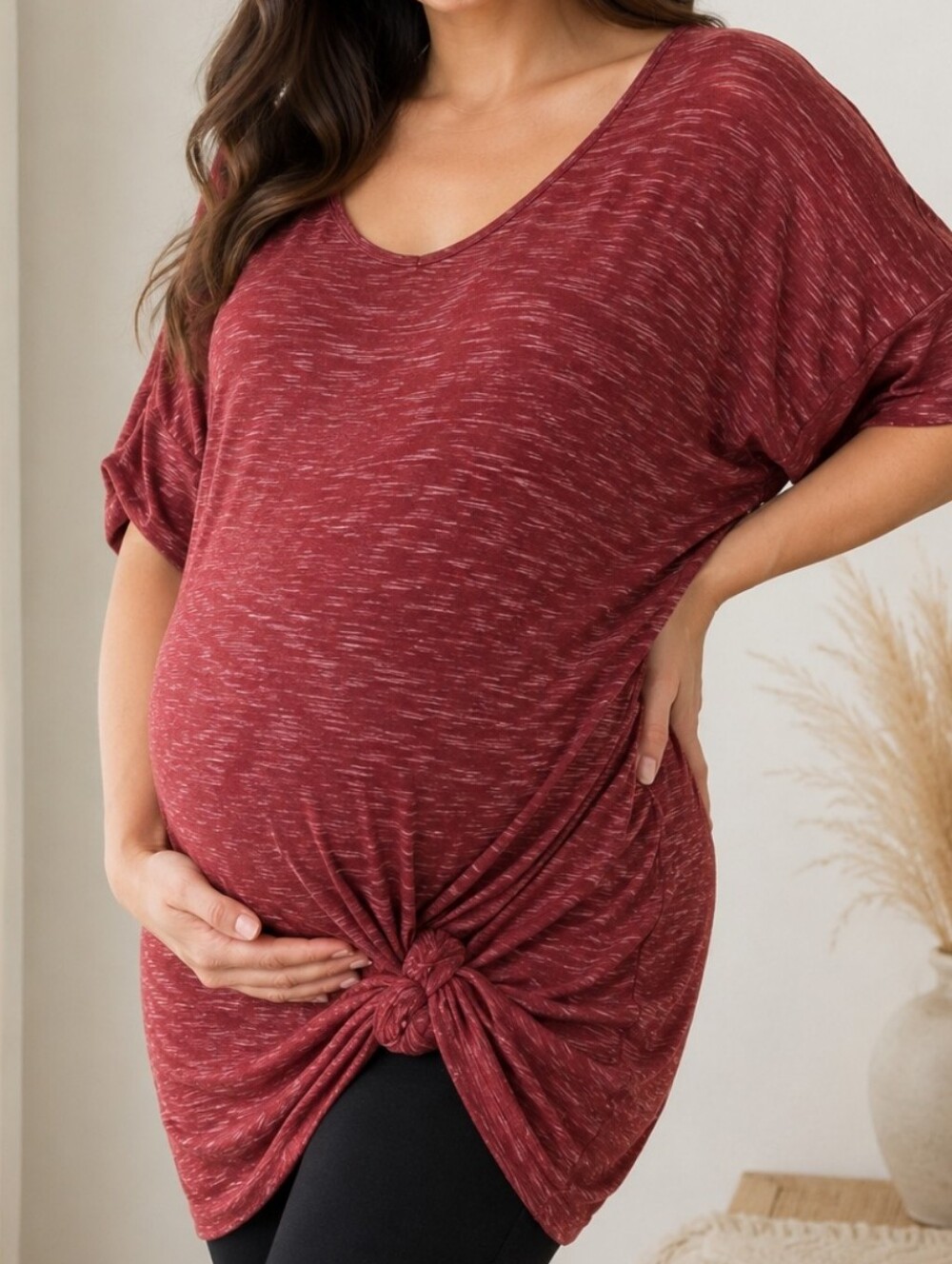 Maternity Liz Lange Side Knot Tee